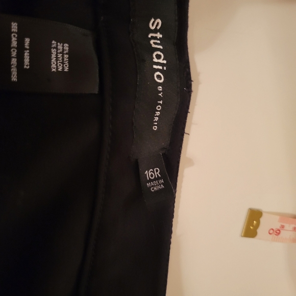 Studio By Torrid Black Trousers - Picture 5 of 5